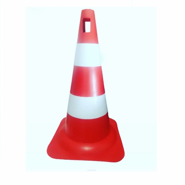 Cone 50cm Laranja e Branco